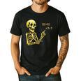 Halloween Teacher Six Seven 6 7 Skeleton Spooky Costume Men's Casual T-Shirt Black Halloween Teacher Six Seven 6 7 Skeleton Spooky Costume Men's Casual T-Shirt Black