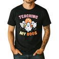 Halloween Teacher Teaching My Boos Costume Teacher Men Women Men's Casual T-Shirt Black Halloween Teacher Teaching My Boos Costume Teacher Men Women Men's Casual T-Shirt Black