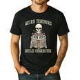 Halloween Weird Teachers Build Character Costume Men Women Men's Casual T-Shirt Black Halloween Weird Teachers Build Character Costume Men Women Men's Casual T-Shirt Black