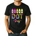 Happy Dot Day 2025 Teacher Kids Girls Colorful Polka Dot Day Men's Casual T-Shirt Black Happy Dot Day 2025 Teacher Kids Girls Colorful Polka Dot Day Men's Casual T-Shirt Black
