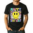 Happy Dot Day Shirts Teacher Student Girls Kids Smile Face Men's Casual T-Shirt Black Happy Dot Day Shirts Teacher Student Girls Kids Smile Face Men's Casual T-Shirt Black
