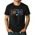 Happy Fri-Yay Fri Yay Teacher Student Friday Weekend Men's Casual T-Shirt Black Happy Fri-Yay Fri Yay Teacher Student Friday Weekend Men's Casual T-Shirt Black