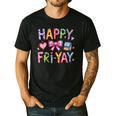 Happy Fri-Yay Teacher Fry Yay Friday Weekend Cute Fri-Yay Men's Casual T-Shirt Black Happy Fri-Yay Teacher Fry Yay Friday Weekend Cute Fri-Yay Men's Casual T-Shirt Black