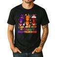 Happy Hallothanksmas Halloween Thanksgiving Pencils Teachers Men's Casual T-Shirt Black Happy Hallothanksmas Halloween Thanksgiving Pencils Teachers Men's Casual T-Shirt Black