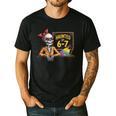 Haunted By 6-7 Teacher Halloween 67 Men's Casual T-Shirt Black Haunted By 6-7 Teacher Halloween 67 Men's Casual T-Shirt Black