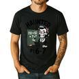 Haunted 67 Skeleton Math Teacher Halloween Costume Math Pun Men's Casual T-Shirt Black