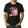 Hello 3rd Third Grade Back To School Pink Leopard Teacher Men's Casual T-Shirt Black Hello 3rd Third Grade Back To School Pink Leopard Teacher Men's Casual T-Shirt Black
