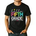 Hello Fifth Grade Teacher Student 5th Grade Back To School Men's Casual T-Shirt Black Hello Fifth Grade Teacher Student 5th Grade Back To School Men's Casual T-Shirt Black