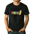 Hello Pre-K Team Preschool Teacher Kids Back To School Men's Casual T-Shirt Black