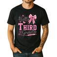 Hello Third Grade First Day Of School Coquette Teacher Girl Men's Casual T-Shirt Black Hello Third Grade First Day Of School Coquette Teacher Girl Men's Casual T-Shirt Black