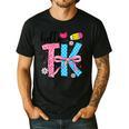 Hello TK Transitional Kindergarten Back To School Teacher Men's Casual T-Shirt Black Hello TK Transitional Kindergarten Back To School Teacher Men's Casual T-Shirt Black