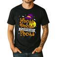 Hocus Pocus Everybody Focus Halloween Teacher Men Women Kids Men's Casual T-Shirt Black