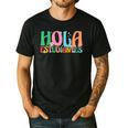Hola Estudiantes Maestra Back To School Spanish Teacher Men's Casual T-Shirt Black