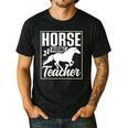 Horse Riding Teacher Rider Lover Equestrian Men Women Kids Men's Casual T-Shirt Black