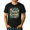 House Of Courage Flowers RCA School Teacher Student Tee Men's Casual T-Shirt Black