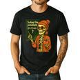 HUGvyn Halloween Skeleton Six Seven 67 Meme PEMDAS Teacher Men's Casual T-Shirt Black HUGvyn Halloween Skeleton Six Seven 67 Meme PEMDAS Teacher Men's Casual T-Shirt Black