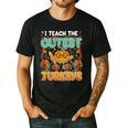 Humor I Teach The Cutest Turkeys Thanksgiving Teacher Men's Casual T-Shirt Black Humor I Teach The Cutest Turkeys Thanksgiving Teacher Men's Casual T-Shirt Black