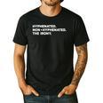 Hyphenated Irony Joke English Grammar Teachers Gag Men's Casual T-Shirt Black