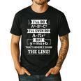 I'Ll Even Do That's Where I Draw The Line Math Teacher Joke Men's Casual T-Shirt Black