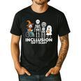 Inclusion Isn't Scary SLP Halloween Costume Sped Teacher Men's Casual T-Shirt Black Inclusion Isn't Scary SLP Halloween Costume Sped Teacher Men's Casual T-Shirt Black