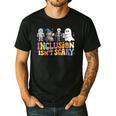 Inclusion Isn't Scary SLP Halloween Sped Teacher Men's Casual T-Shirt Black