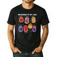 Inclusion Is My Jam Special Education Teacher Para Autism Men's Casual T-Shirt Black