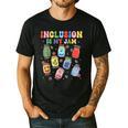 Inclusion Is My Jam SPED Teacher Special Education Life Men's Casual T-Shirt Black