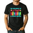 THE INFLUENCE OF A GREAT TEACHER IS NEVER ERASED Teaching For Men Women Girls Kids Men's Casual T-Shirt Black