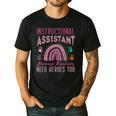 Instructional Assistant Because Teacher Need Hero Learning Men's Casual T-Shirt Black Instructional Assistant Because Teacher Need Hero Learning Men's Casual T-Shirt Black