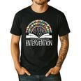 Intervention Teacher Reading Intervention Men's Casual T-Shirt Black Intervention Teacher Reading Intervention Men's Casual T-Shirt Black