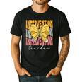 Interventionist Teacher Groovy Coquette Bow Back To School Men's Casual T-Shirt Black Interventionist Teacher Groovy Coquette Bow Back To School Men's Casual T-Shirt Black