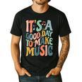 It's A Good Day To Make Music Musician Band Music Teacher Men's Casual T-Shirt Black It's A Good Day To Make Music Musician Band Music Teacher Men's Casual T-Shirt Black