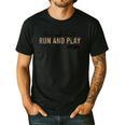 It's a Good Day To Run And Play Leopard PE Teacher Life Men's Casual T-Shirt Black It's a Good Day To Run And Play Leopard PE Teacher Life Men's Casual T-Shirt Black