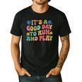 Its A Good Day To Run And Play PE Teacher Physical Education Men's Casual T-Shirt Black Its A Good Day To Run And Play PE Teacher Physical Education Men's Casual T-Shirt Black