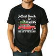 Jolliest Bunch Of Teachers This Side Of The Hallway Xmas PJ Men's Casual T-Shirt Black
