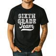 Kids Teacher Sixth Grade Retro Back To School Team 6th Grade Men's Casual T-Shirt Black Kids Teacher Sixth Grade Retro Back To School Team 6th Grade Men's Casual T-Shirt Black