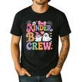 Kinder Boo Crew Kindergarten Teacher Student Halloween Men's Casual T-Shirt Black