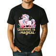LEARNING IS MAGICAL TEACHER UNICORN BACK TO SCHOOL UNICORN Men's Casual T-Shirt Black LEARNING IS MAGICAL TEACHER UNICORN BACK TO SCHOOL UNICORN Men's Casual T-Shirt Black