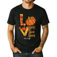 Leopard Pumpkin Love Teacher Life Thanksgiving Fall Women Men's Casual T-Shirt Black Leopard Pumpkin Love Teacher Life Thanksgiving Fall Women Men's Casual T-Shirt Black