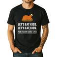 Let's Eat Kids Grammar For Thanksgiving Teacher Men's Casual T-Shirt Black