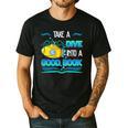 Librarian Teacher Dive Into A Good Book Reading Premium Tri-Blend Men's Casual T-Shirt Black Librarian Teacher Dive Into A Good Book Reading Premium Tri-Blend Men's Casual T-Shirt Black