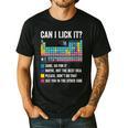 Can I Lick It Periodic Table Of Elements Science Teacher Men's Casual T-Shirt Black Can I Lick It Periodic Table Of Elements Science Teacher Men's Casual T-Shirt Black