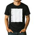 Lined Paper Notebook Halloween Costume For Students Teachers For Men Women Kids Men's Casual T-Shirt Black