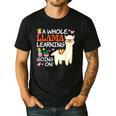 Llama Learning T Shirt Teachers Students Alpaca Lovers Men's Casual T-Shirt Black Llama Learning T Shirt Teachers Students Alpaca Lovers Men's Casual T-Shirt Black