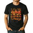 I Love My Kindergarten Turkeys Thanksgiving Teacher Students Men's Casual T-Shirt Black I Love My Kindergarten Turkeys Thanksgiving Teacher Students Men's Casual T-Shirt Black