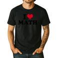 I Love Math Teacher Men's Casual T-Shirt Black I Love Math Teacher Men's Casual T-Shirt Black
