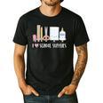 I Love School Supplies Teacher Shirt Men's Casual T-Shirt Black I Love School Supplies Teacher Shirt Men's Casual T-Shirt Black