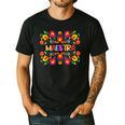 Maestra Cinco De Mayo Spanish Mexican Teacher Men's Casual T-Shirt Black Maestra Cinco De Mayo Spanish Mexican Teacher Men's Casual T-Shirt Black