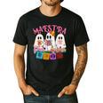 Maestra Pantasmas Conchas Teacher Mexican Halloween Men's Casual T-Shirt Black Maestra Pantasmas Conchas Teacher Mexican Halloween Men's Casual T-Shirt Black