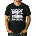 The Math Aint Mathin Meme Show Your Work Floral Math Teacher Men's Casual T-Shirt Black